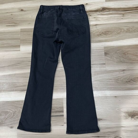 Frame Denim Le Crop Mini Boot Jeans Black Women’s 31 - Picture 4 of 4